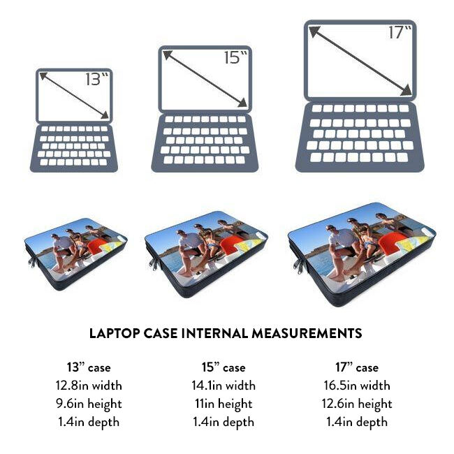 Laptop bag sizing