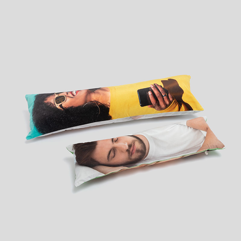 Mr and mrs bolster cushion