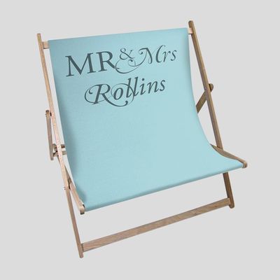 Mr & Mrs 5th Anniversary Deckchair