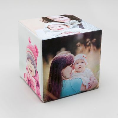 personalized photo cube