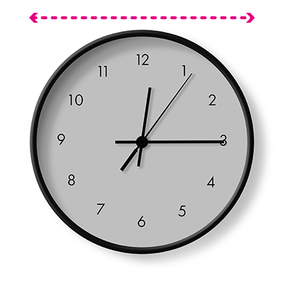 Clock Diameter